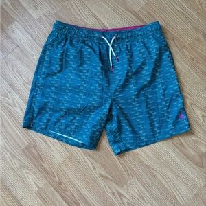 NWOT SPYDER Blue and Pink Swim Shorts